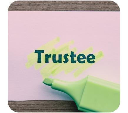 Deceased Estate Trust written on paper and highlighted with a light green highlighter